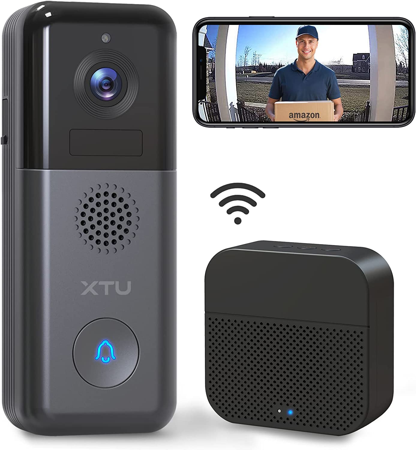 XTU Wireless WiFi Video Doorbell Camera