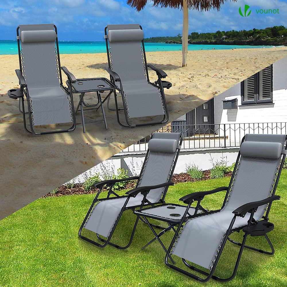 Review For Set of 2 Outdoor Garden Foldable Sun Loungers